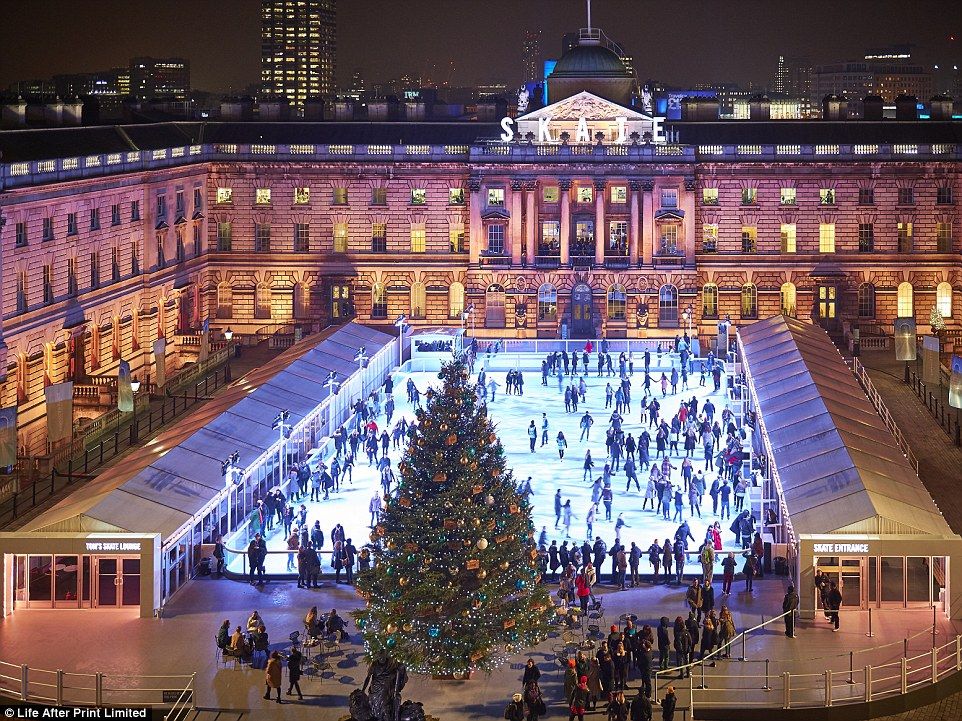Somerset House outdoor ice rink, London, United Kingdom
